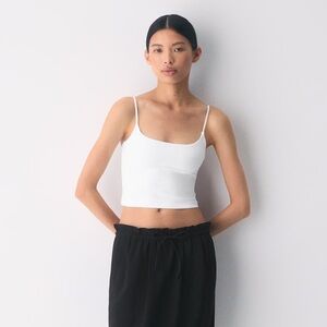 Aritzia ORIGINAL CONTOUR SQUARENECK CAMI WAIST TANK in light birch